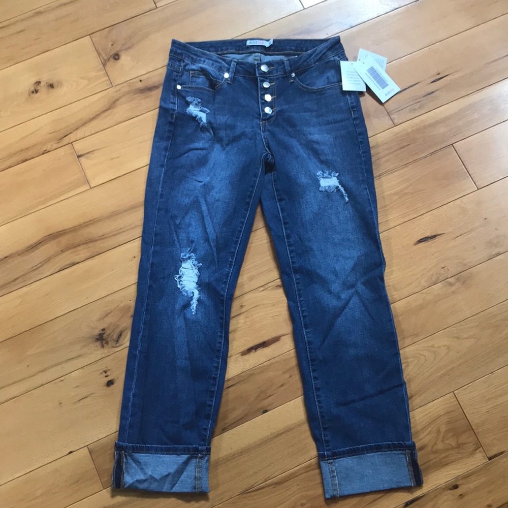 JusFab jeans ankle cuffed